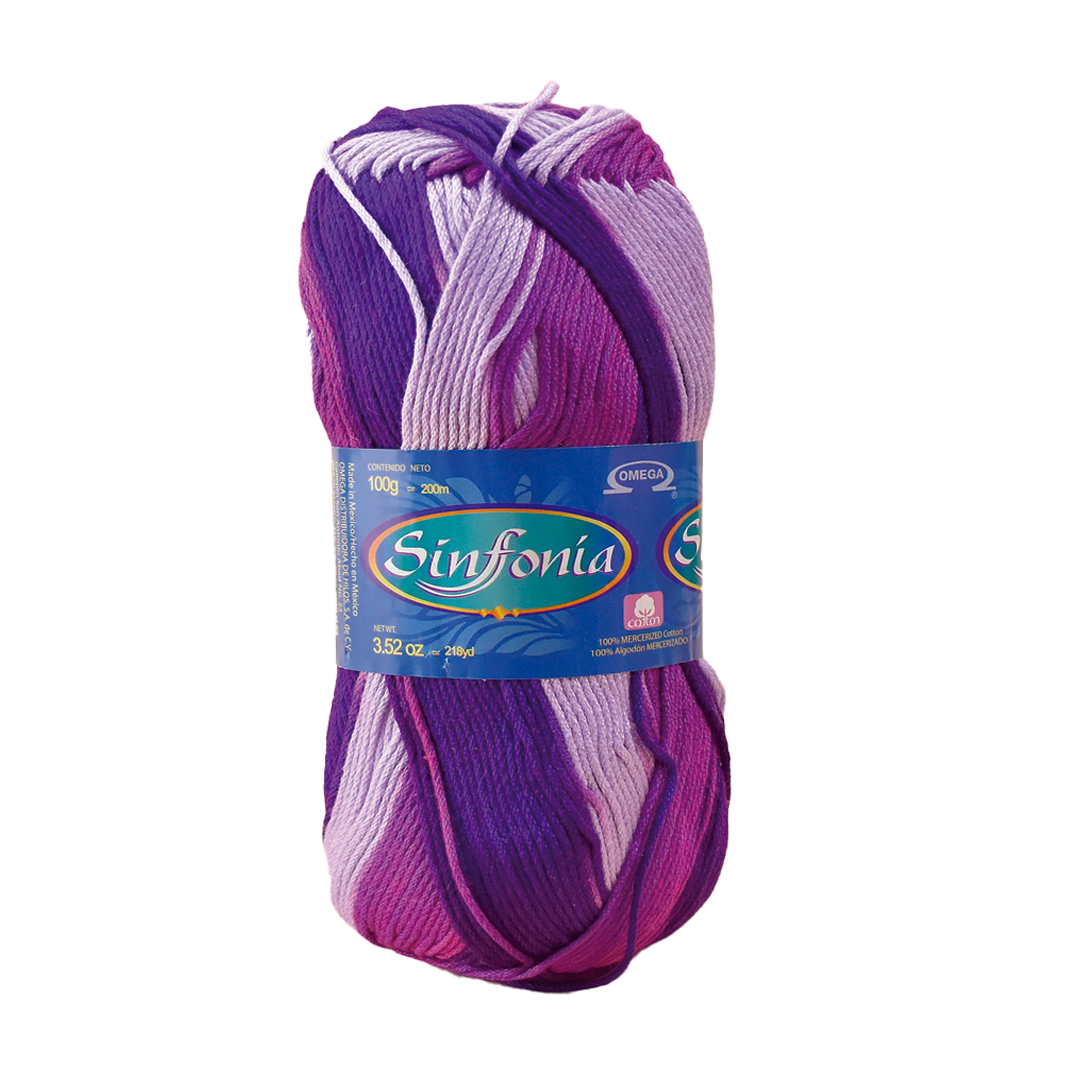 HILO SINFONIA OMEGA 847 MAT. MORADO-LILA