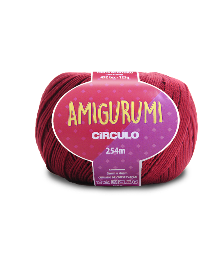 HILO AMIGURUMI CIRCULO 7136 MARSALA