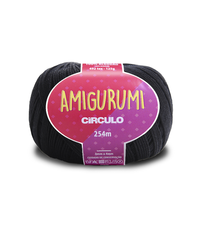 HILO AMIGURUMI CIRCULO 8990 PRETO