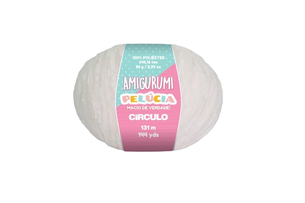 HILO AMIGURUMI PELUCIA 8001 BRANCO